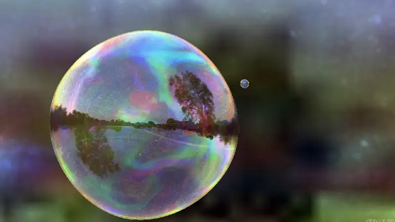 A bubble texture