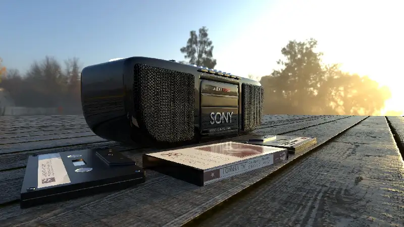 Product design - classic Sony cassette player