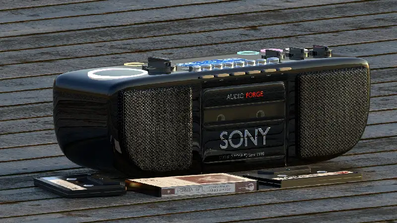 Product design - classic Sony cassette player