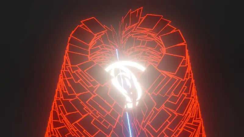 The portal opening